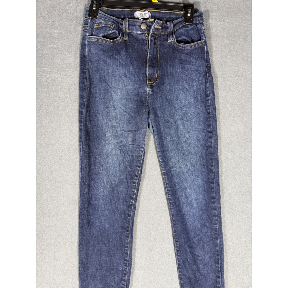 Judy Blue Jeans Women 11/30 Blue Skinny B393 High Rise Stretch Denim - Picture 1 of 14